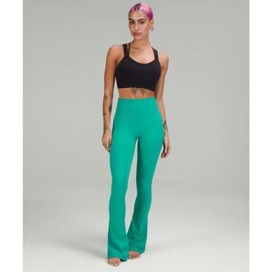 Lululemon Align High-Rise Mini-Flared Pant 32" In Maldives Green Size 4